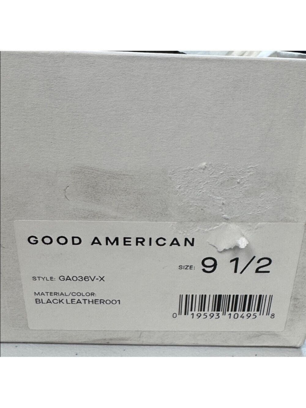 Good American Leather Chelsea Pull On Boot Black Women's NIB GA036V-X Size 9.5 - Picture 4 of 9